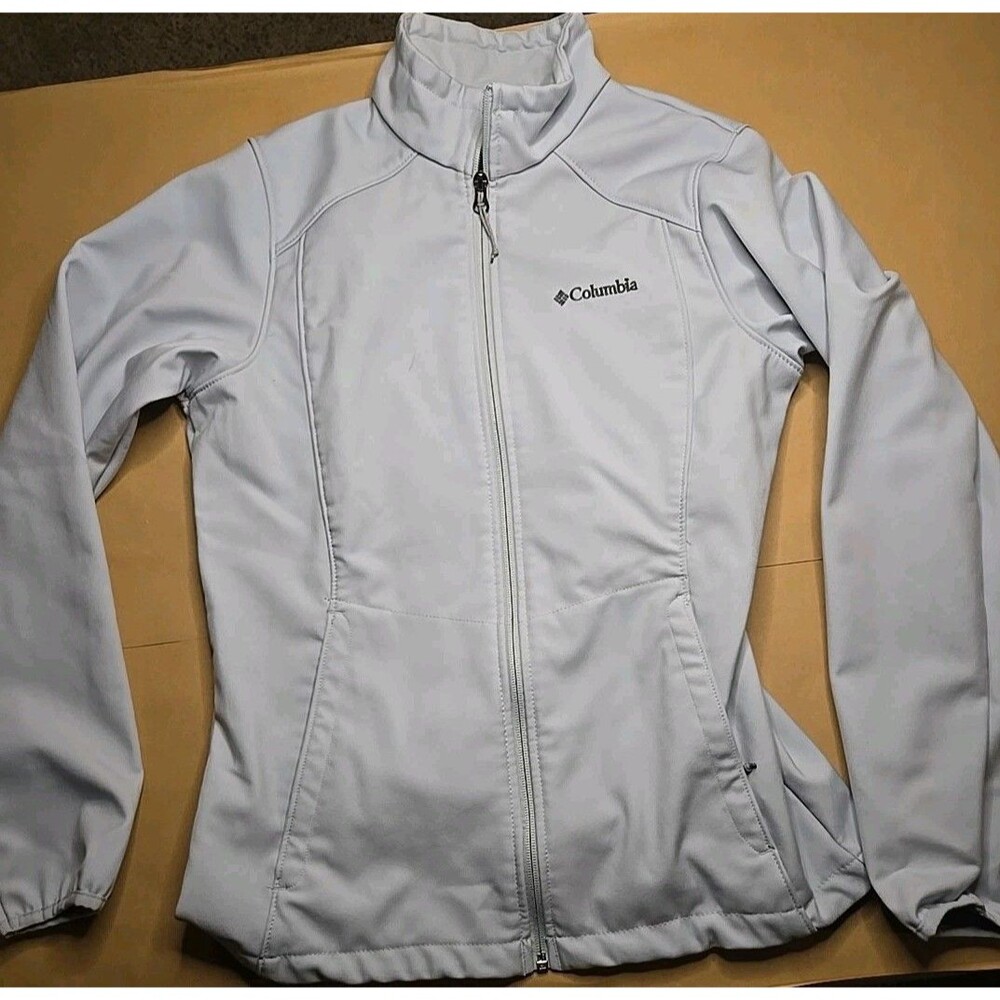 Columbia Women's Light Blue Kruser Ridge Softshell Jacket Size Small